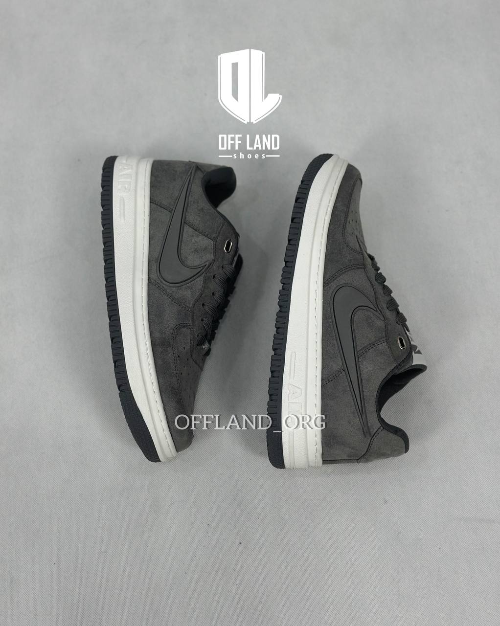 nike-air-force-1-gray-sneakers05 کفش مردانه نایک ایر فورس طوسی 1 air force