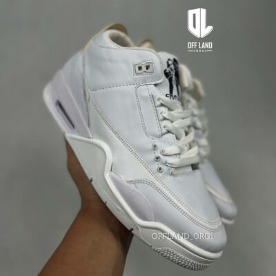کفش روزمره مردانه نایک جردن 3 سفید nike jordan 3