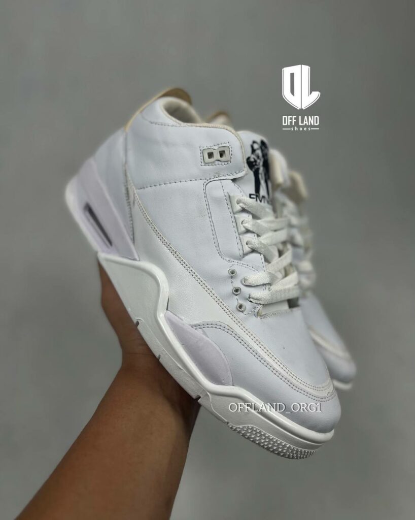کفش روزمره مردانه نایک جردن 3 سفید nike jordan 3