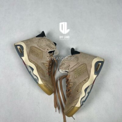 کفش روزمره مردانه نایک جردن 6 کرمی nike jordan 6