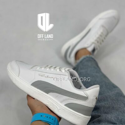 کفش مردانه پوما سوئد سفید طوسی puma suede