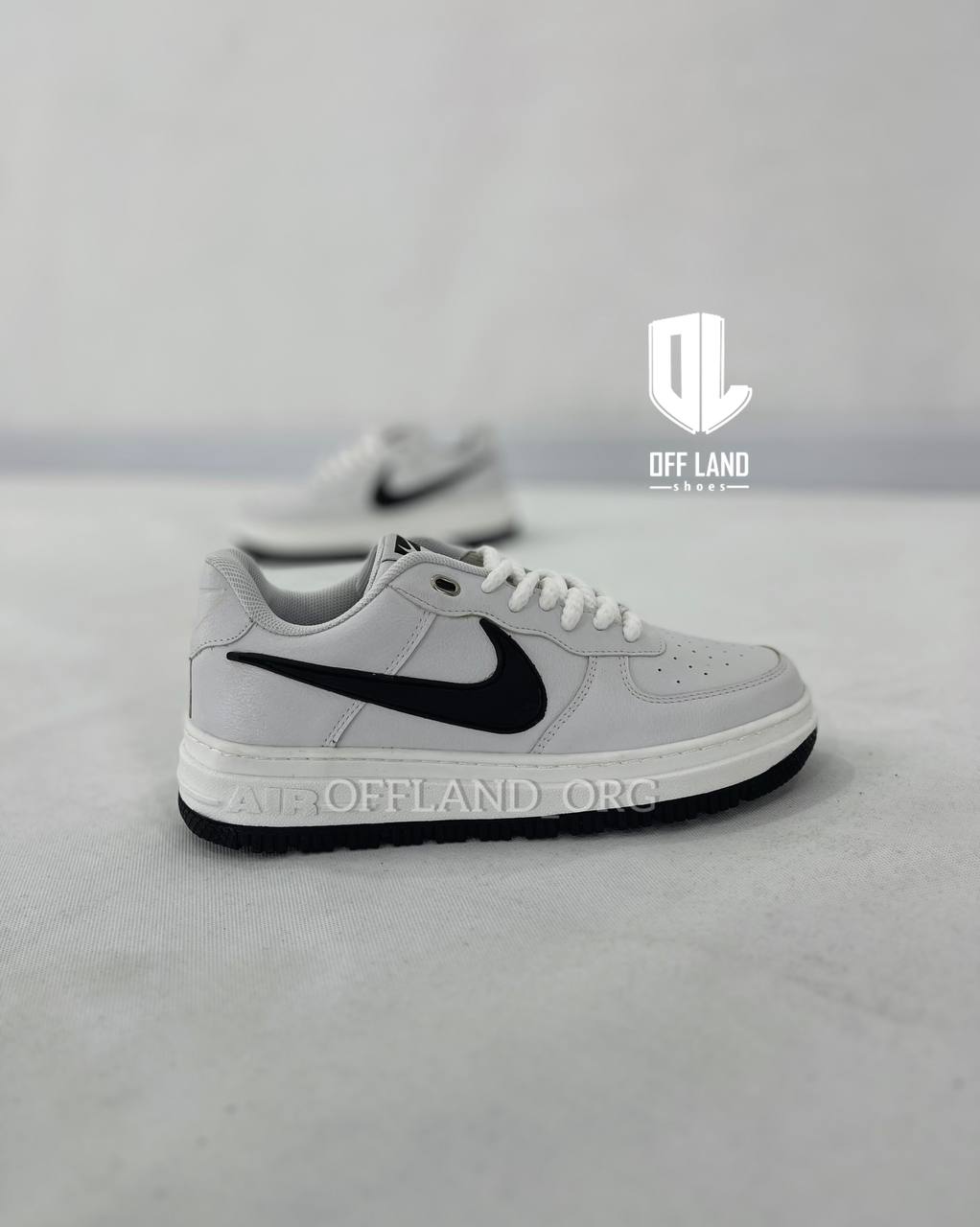 nike-air-force-1-white-black-sneakers02 کفش مردانه نایک ایر فورس سفید مشکی 1 air force
