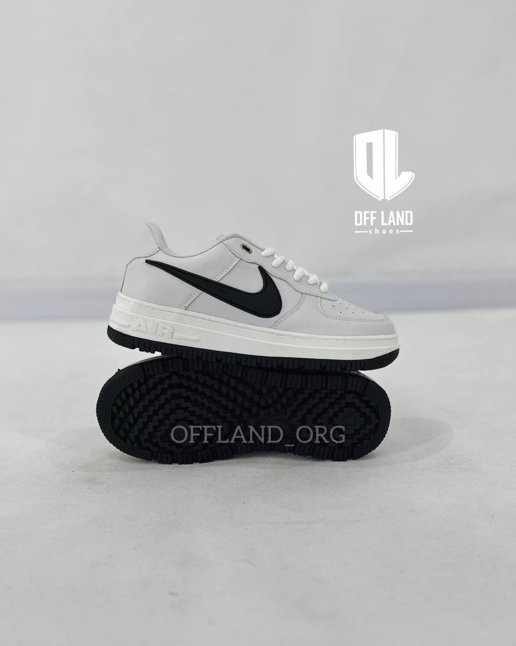 nike-air-force-1-white-black-sneakers04 کفش مردانه نایک ایر فورس سفید مشکی 1 air force
