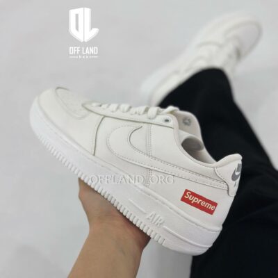 کفش اسپرت نایک ایرفورس لو 1 سفید سوپریم air force 1 low