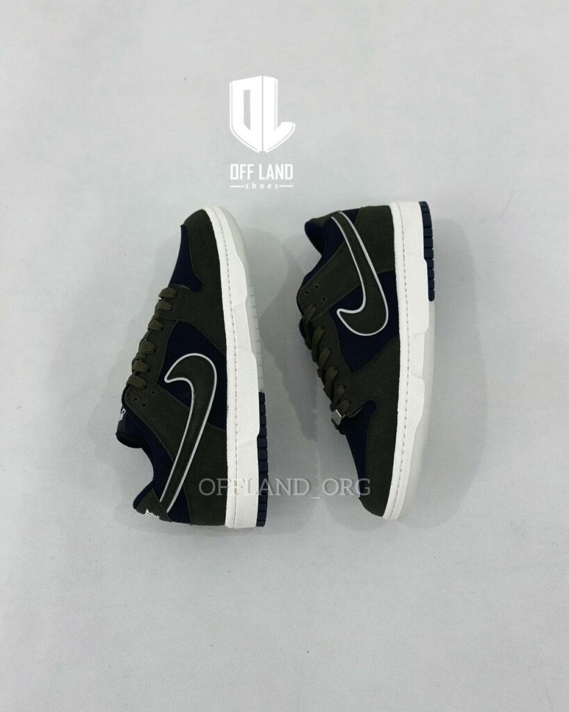 کفش روزمره مردانه نایک اس بی سبز سرمه ای nike sb