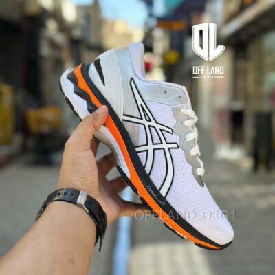 کفش سایز بزرگ اسیکس کایانو 27 سفید asics gel kayano 27