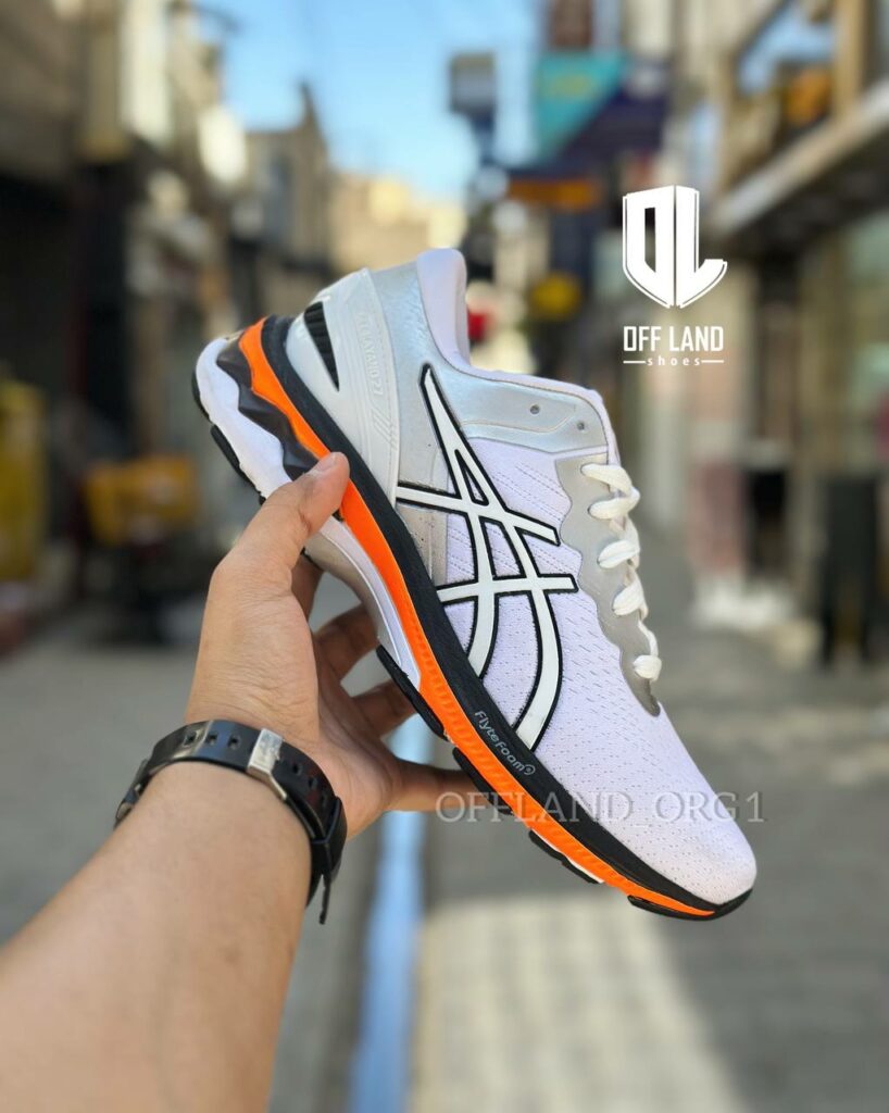 کفش سایز بزرگ اسیکس کایانو 27 سفید asics gel kayano 27
