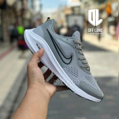 کفش سایز بزرگ نایک زوم طوسی nike zoom