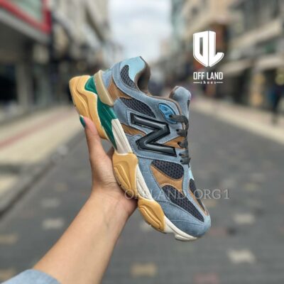 کفش روزمره مردانه نیوبالانس 9060 کرم آبی newbalance 9060