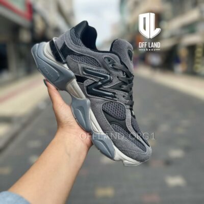کفش روزمره مردانه نیوبالانس 9060 طوسی مشکی newbalance 9060