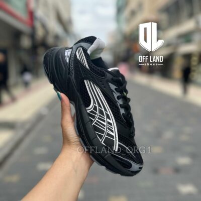 کفش مردانه پوما ولوفاسیس مشکی سفید puma velophasis