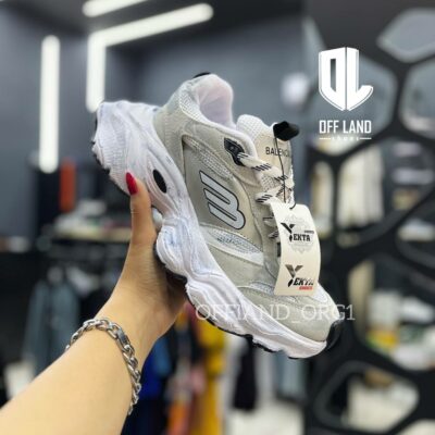 کفش روزمره مردانه بالنسیاگا کارگو کثیف طوسی balenciaga cargo