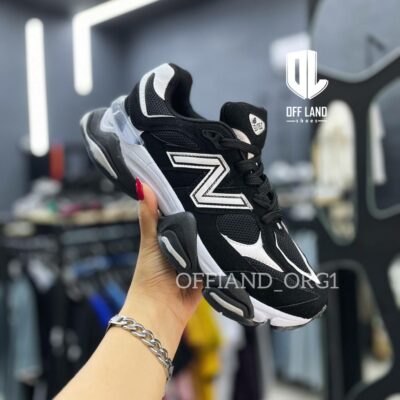 کفش های کپی نیوبالانس 9060 مشکی سفید newbalance 9060
