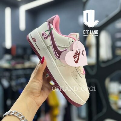 کفش های کپی نایک ایرفورس 1 سفید صورتی Nike Air Force 1