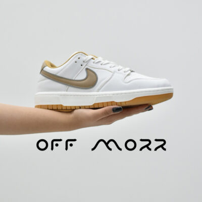 کفش روزمره مردانه نایک اس بی سفید کرم nike sb