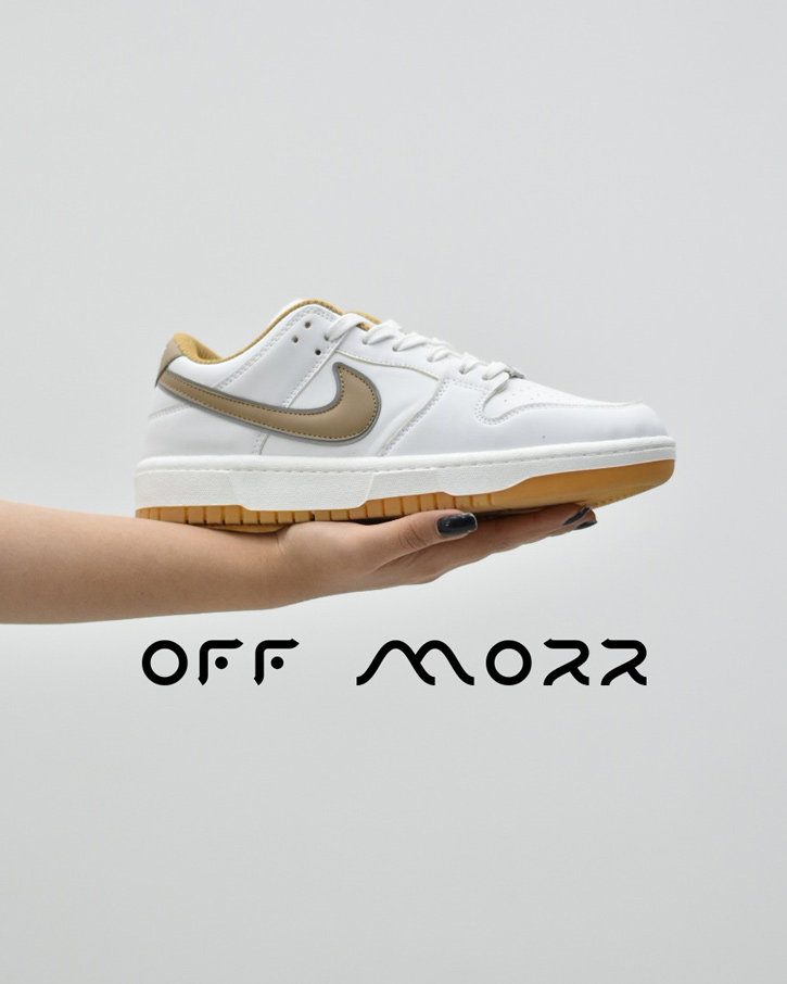 کفش روزمره مردانه نایک اس بی سفید کرم nike sb