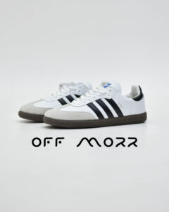 کفش مردانه آدیداس سامبا سفید قهوه ای adidas samba