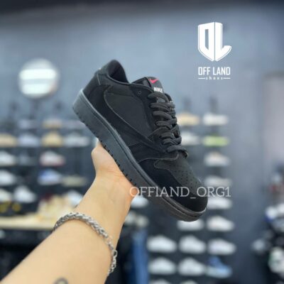 کفش مردانه نایک جردن تراویس ساق کوتاه بلک فانتوم nike jordan travis scott low