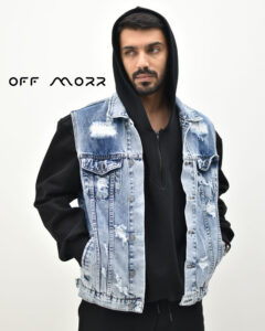 وست جین آبی زاپ vest