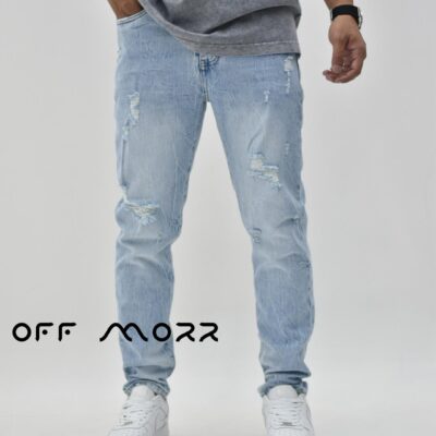 شلوار کامفورت آبی زاپ comfort