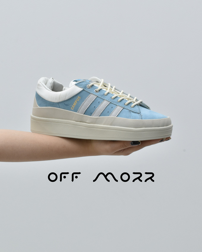 کفش روزمره آدیداس کامپوس آبی سفید adidas campus