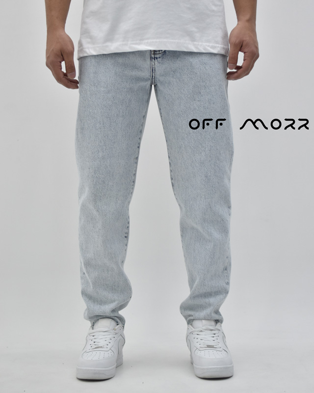 شلوار مام فیت آبی یخی رندوم rag&bone momfit
