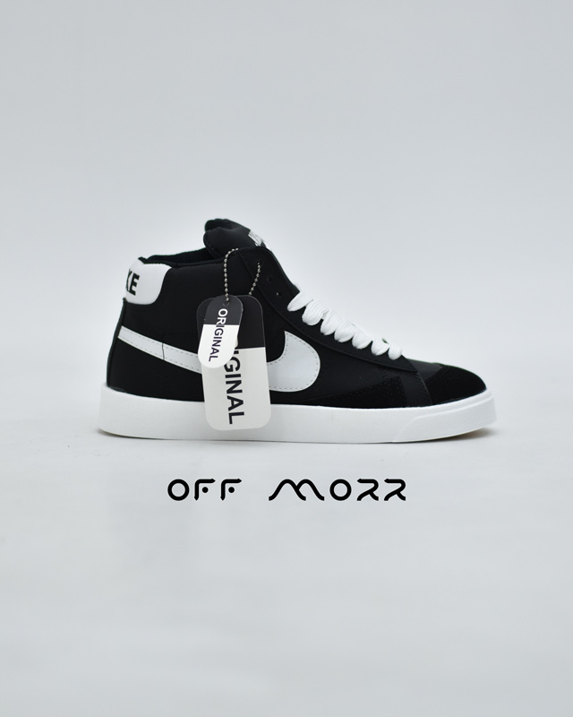 کفش مردانه نایک بلیزر مشکی سفید nike blazer