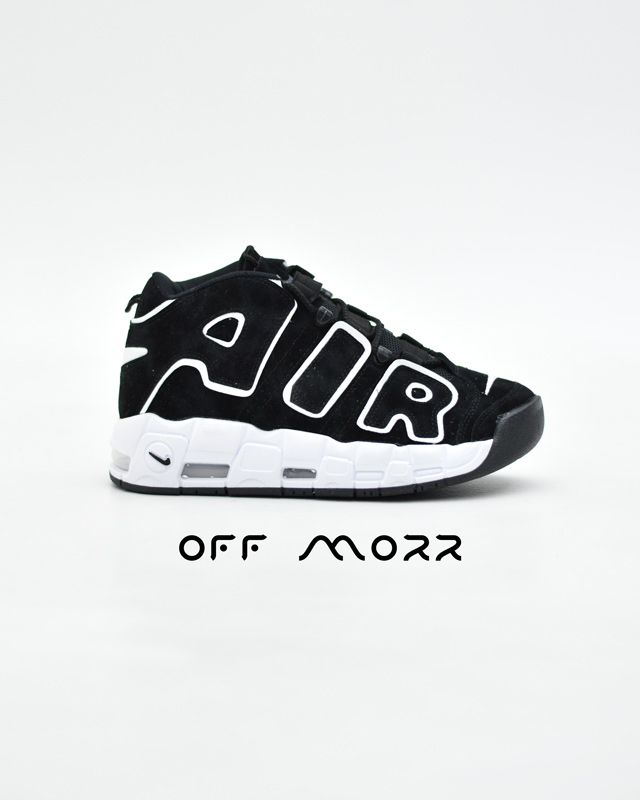 کفش مردانه نایک ایر آپ تمپو مشکی سفید nike air uptempo