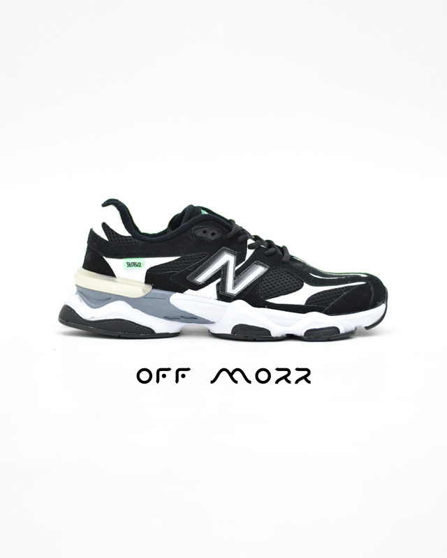 کفش مردانه نیوبالانس 9060 مشکی سفید newbalance 9060