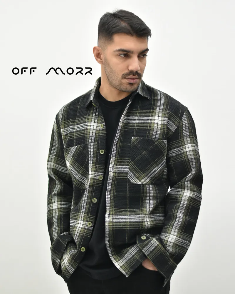 پیراهن مشکی زیتونی DIYAKO shirt