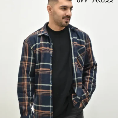 پیراهن سرمه‌ای کرم ZARA shirt