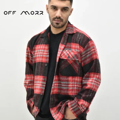 پیراهن قرمز مشکی MARANTA shirt
