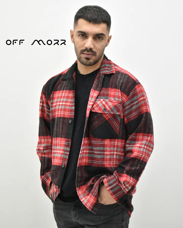 پیراهن قرمز مشکی MARANTA shirt