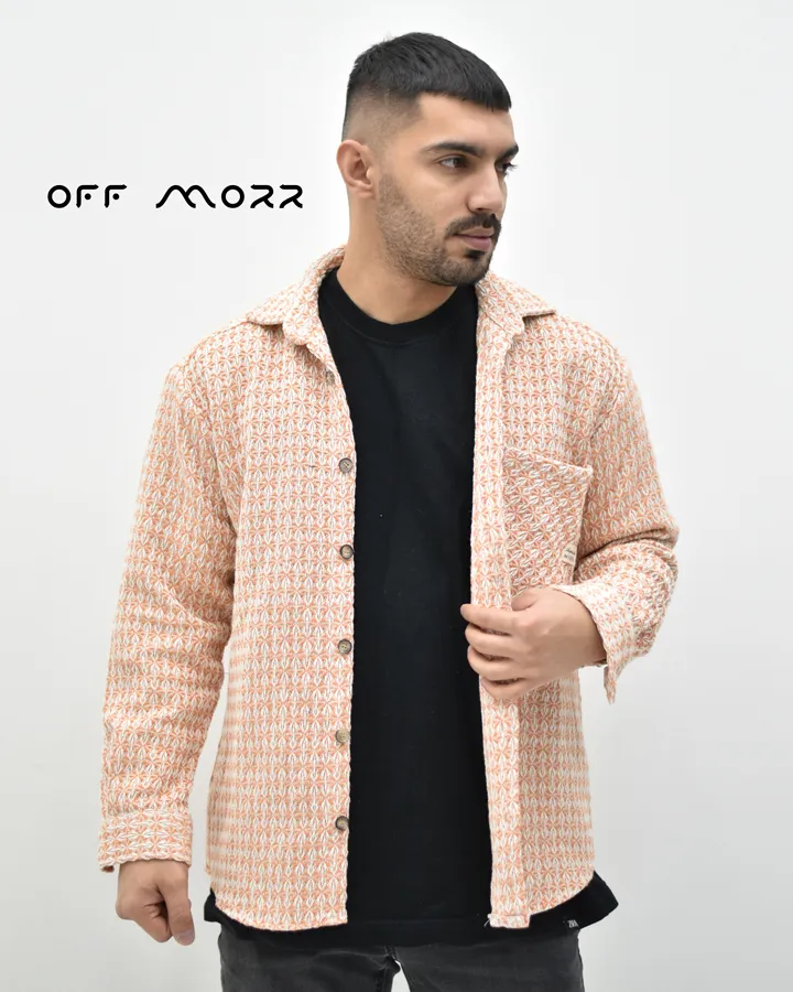 پیراهن سفید نارنجی MARANTA shirt