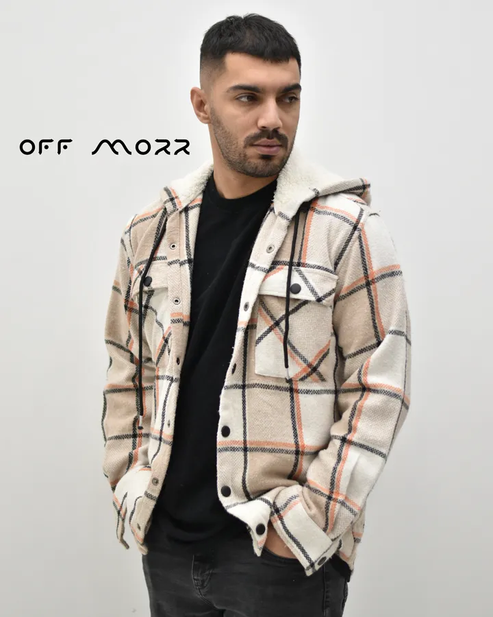 پیراهن کلاهدار کرم شیری DIYAKO shirt