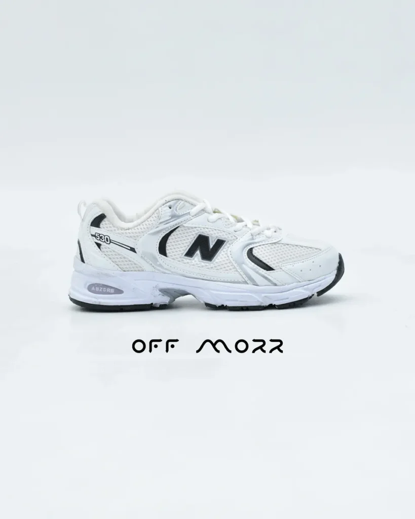 کفش نیوبالانس 530 سفید مشکی newbalance 530