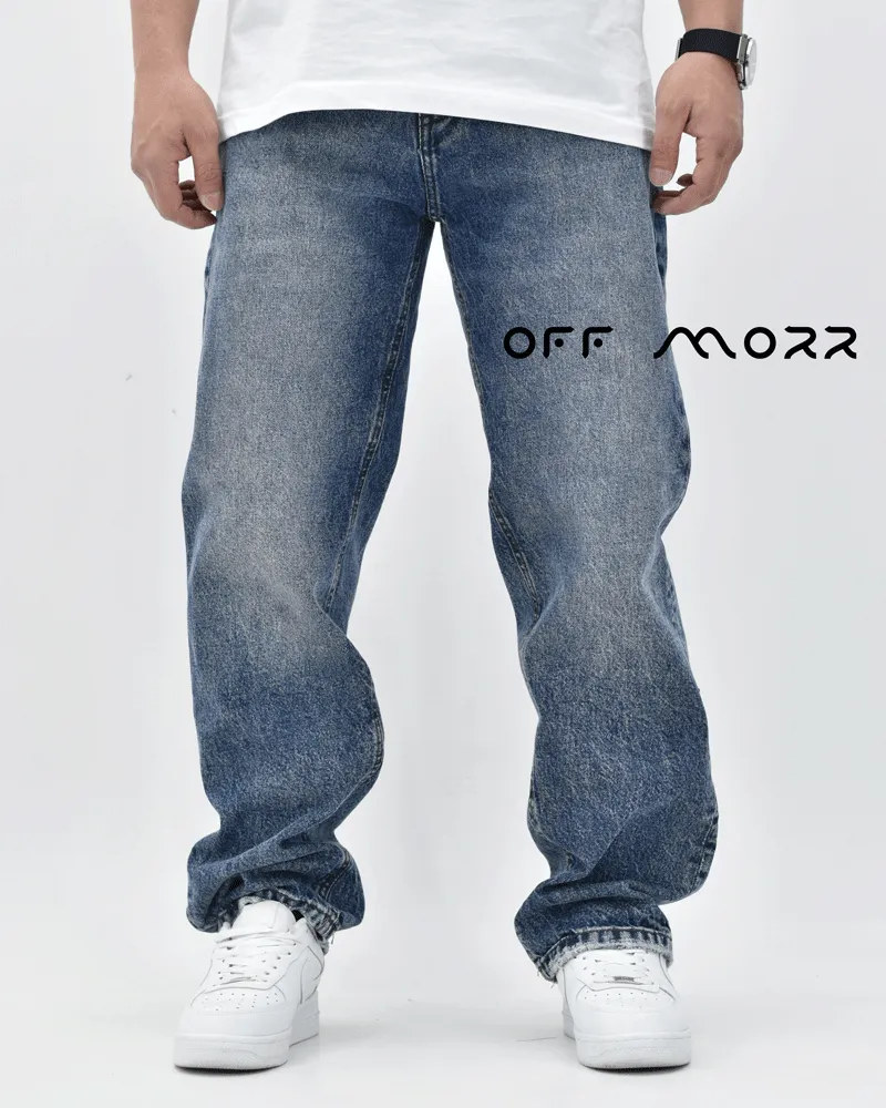 شلوار بگ استایل آبی تیره bagstyle KENZO