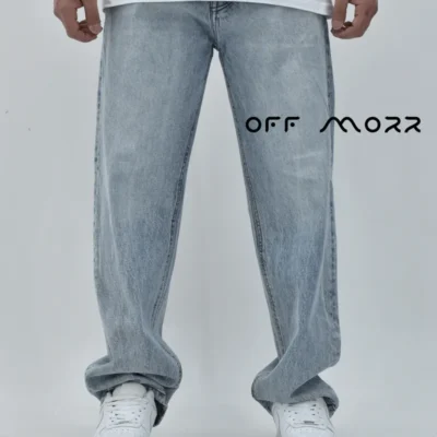 شلوار بگ استایل آبی روشن bagstyle VETEMENTS