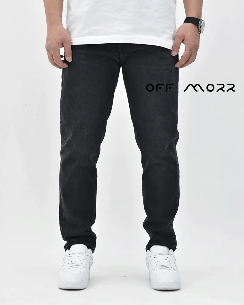 شلوار مام فیت ذغالی ساده momfit ZARA