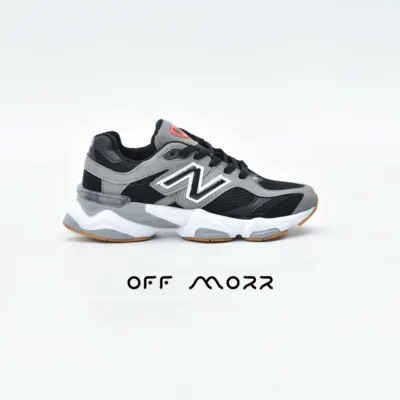 کفش نیوبالانس 9060 طوسی مشکی سفید Newbalance 9060