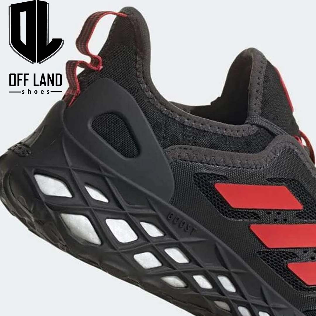 کفش رانینگ مشکی قرمز آدیداس Adidas Running