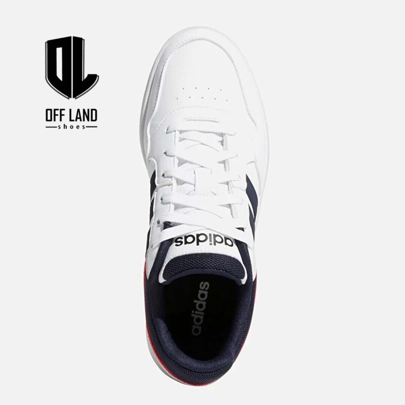 کفش ورزشی مردانه سفید آدیداس هوپس کلاسیک | adidas Hoops 3.0 Low Classic