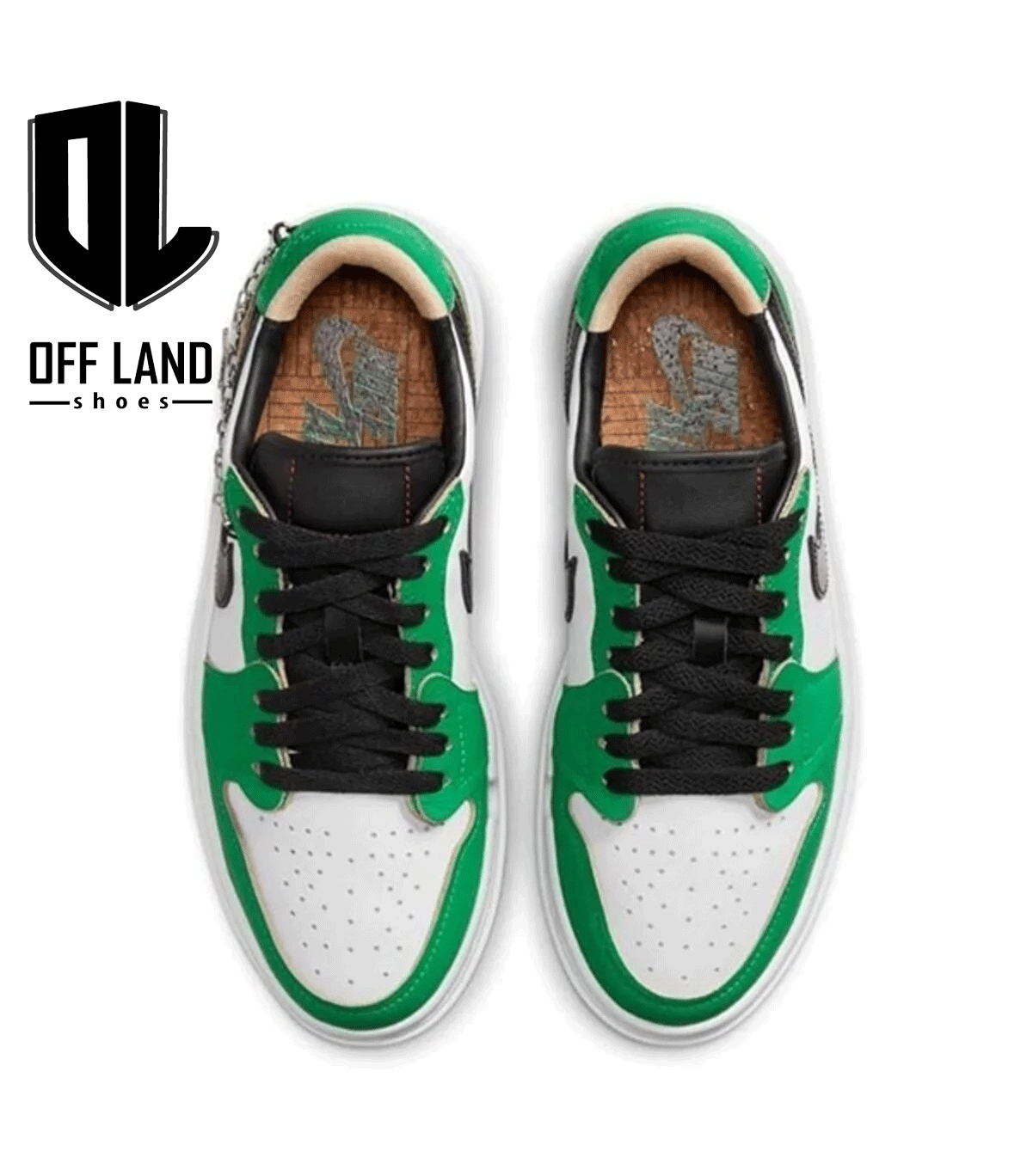 کفش ورزشی جردن سبز Nike Air Jordan 1 Elevate Low Edition