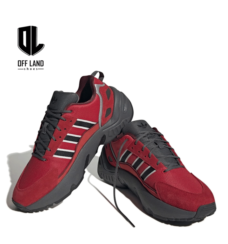 کفش سبک زندگی مردانه قرمز آدیداس Adidas Red Men's Zx 22 Boost