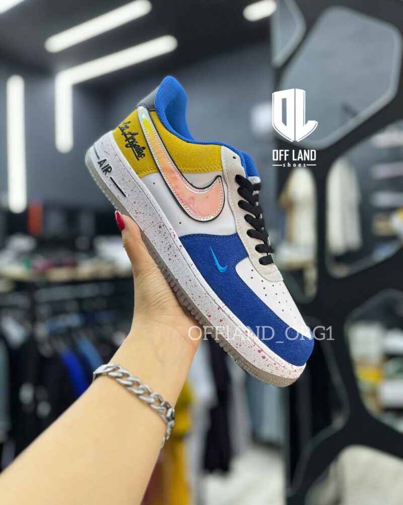 کفش های کپی نایک ایرفورس 1 سفید زرد Nike Air Force 1