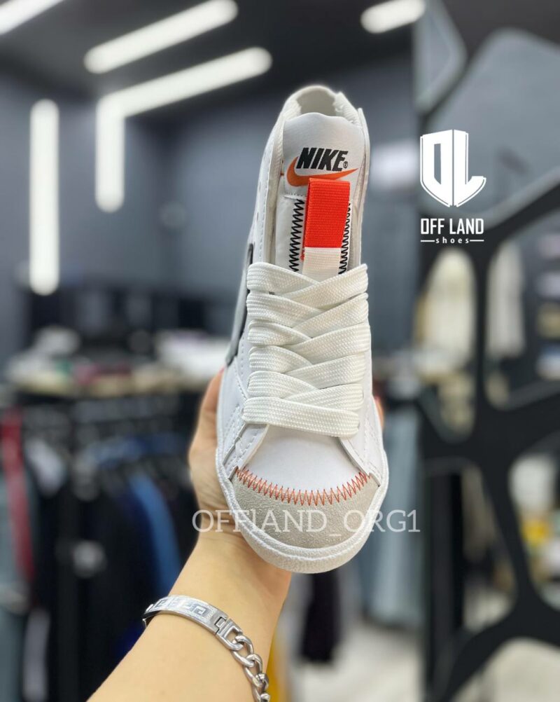 خرید کفش روزمره نایک بلیزر جامبو سفید Nike Blazer Mid 77 Jumbo