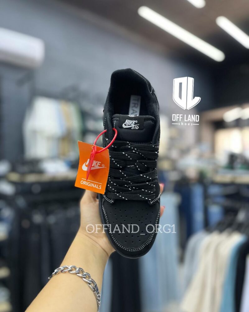 خرید کفش های کپی نایک جردن تراویس لو بلک فانتوم مشکی nike jordan 1 travis scott low black