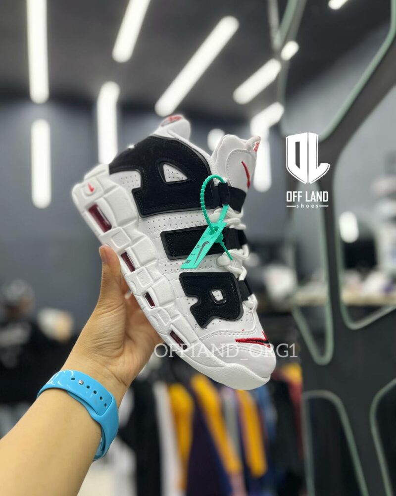 کفش های کپی نایک ایر آپ تمپو سفید مشکی Nike Air uptempo