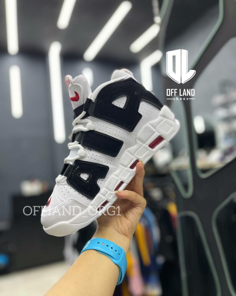 کفش های کپی نایک ایر آپ تمپو سفید مشکی Nike Air uptempo