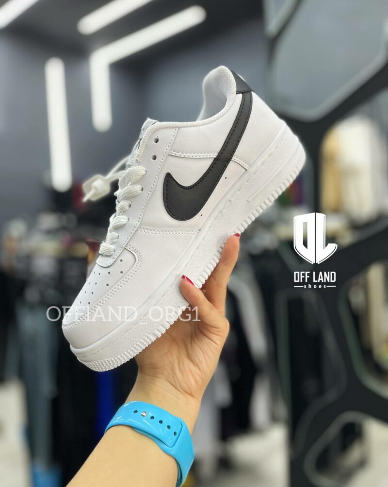 کفش های کپی نایک ایرفورس 1 سفید مشکی Nike Air Force 1